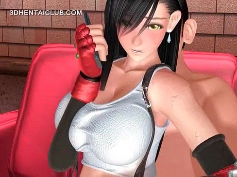 Horny hentai doll gets fucked and fingered - 5 min Part 1 15