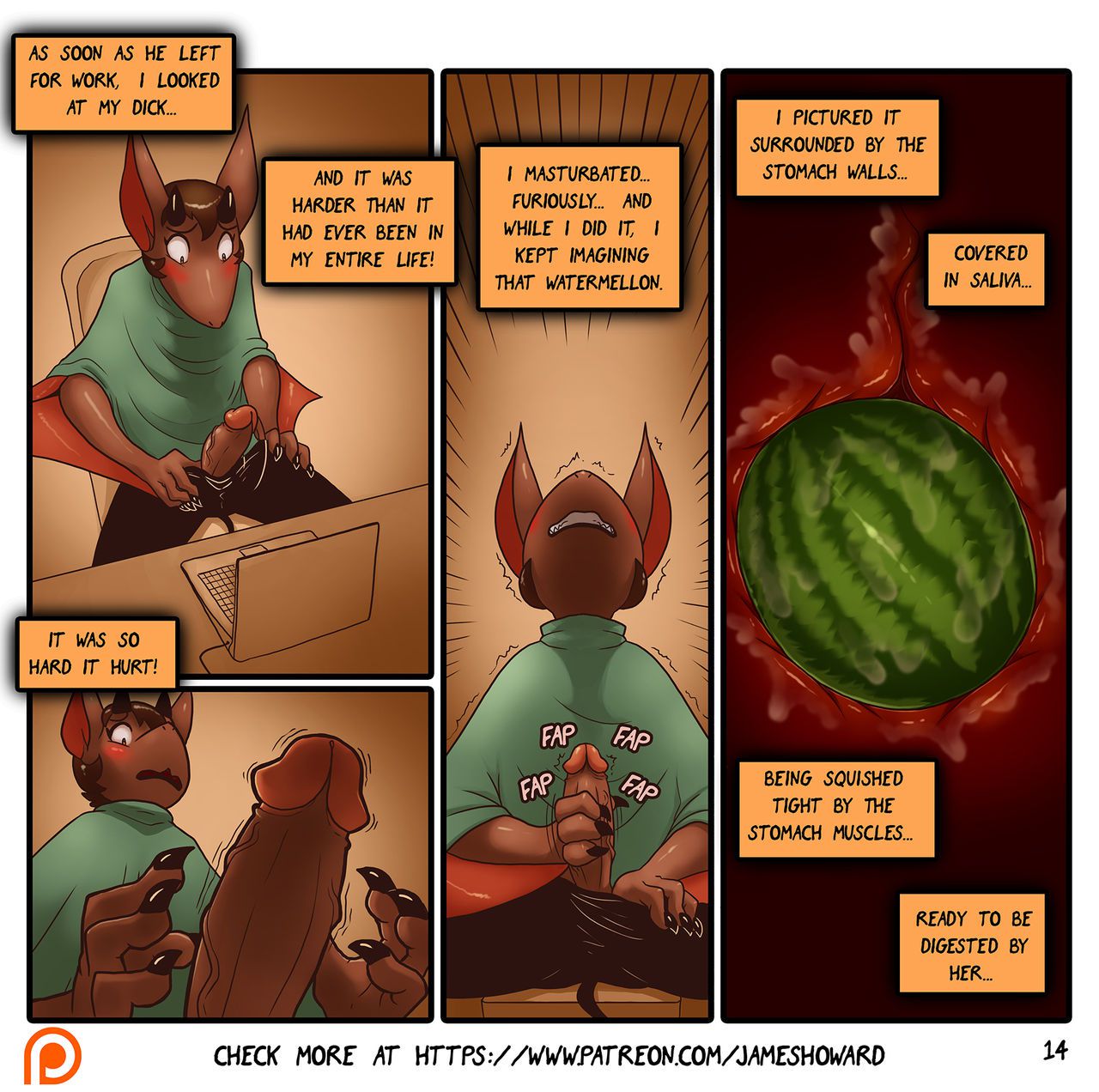 [James Howard] Vore Story Ch. 1 - The Watermelon [Ongoing] 16