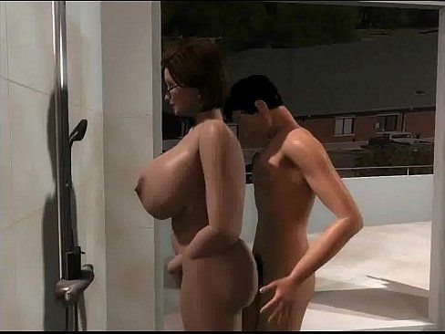 3d milf big tits fuck with 2 guys - 4 min 6