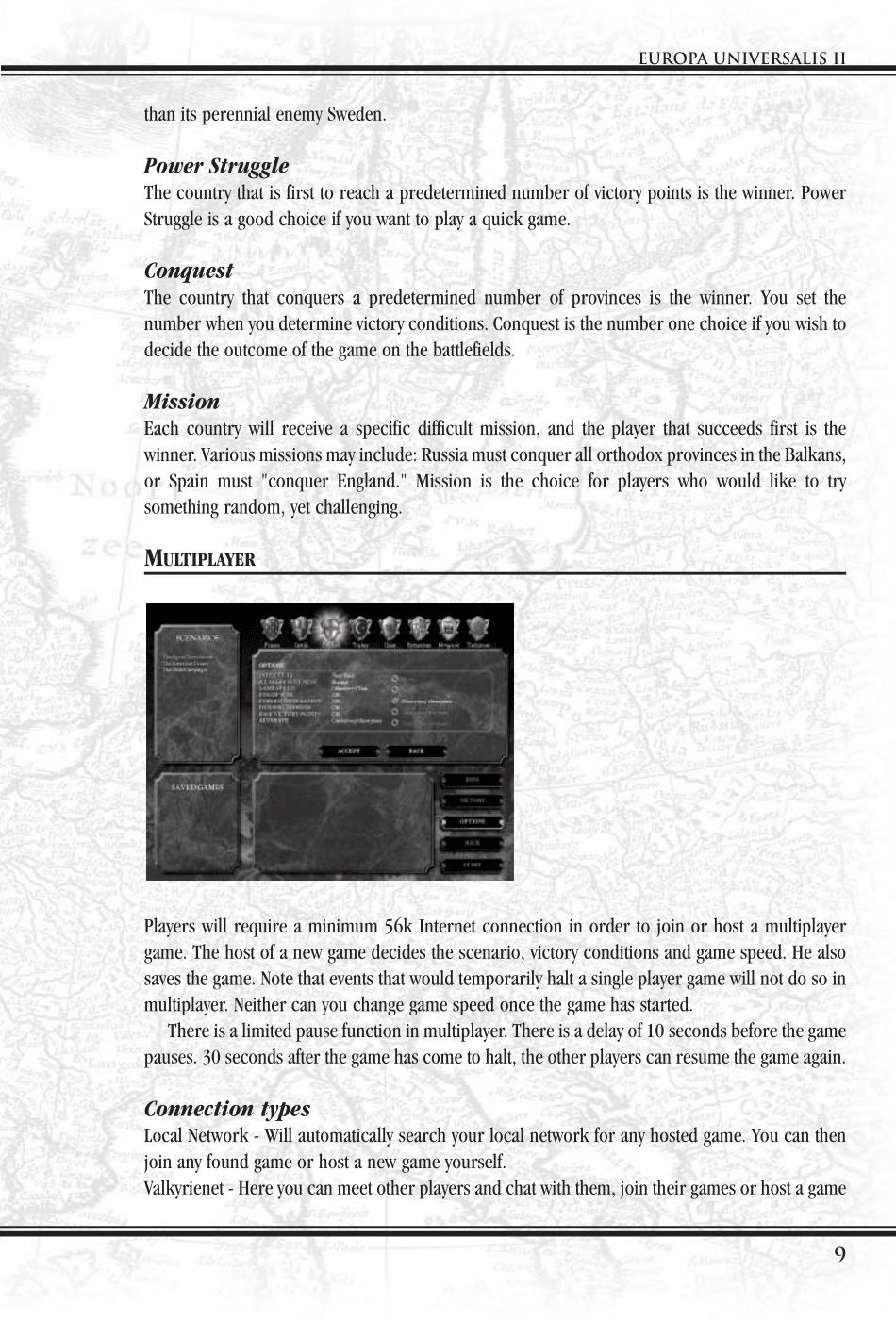 Europa Universalis II (PC (DOS/Windows)) Game Manual 10