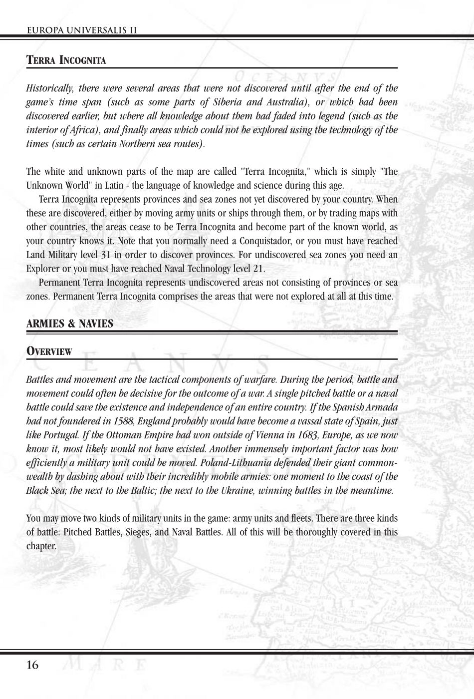 Europa Universalis II (PC (DOS/Windows)) Game Manual 17