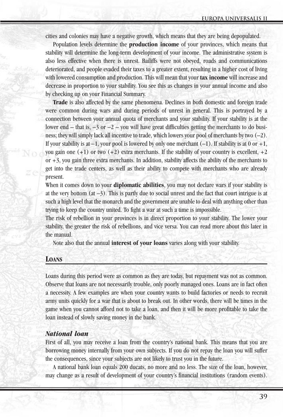 Europa Universalis II (PC (DOS/Windows)) Game Manual 40