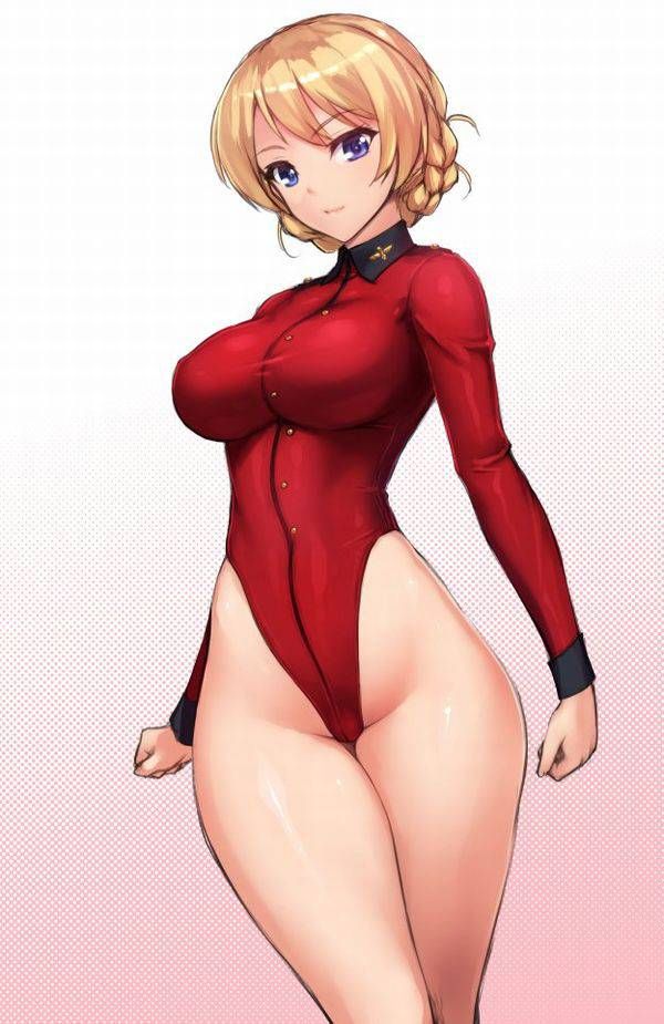 【Secondary Erotica】Girls &amp; Panzer Galpan Darjeeling's erotic image is here 25