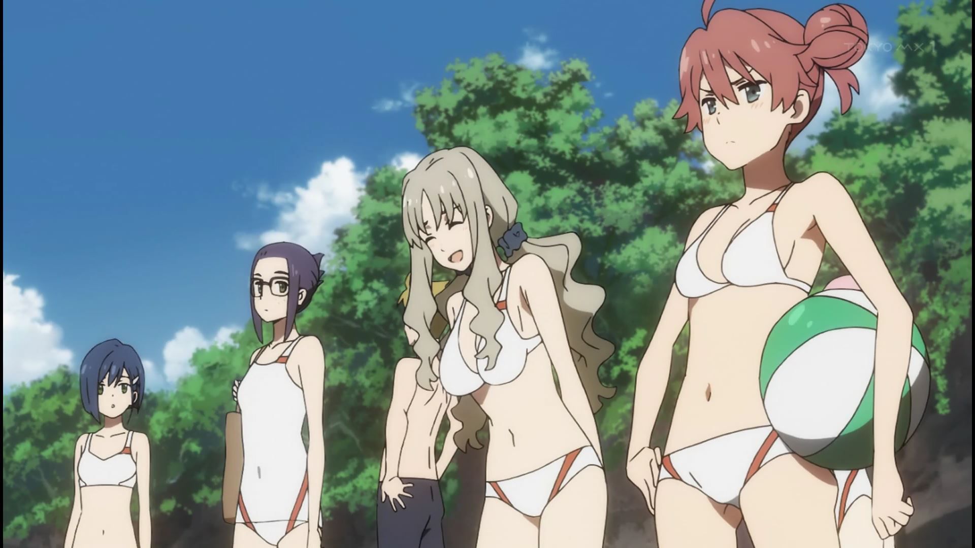 Anime [Darling in the franc kiss] seven girls erotic breasts and buttocks swimsuit times in the story! 2