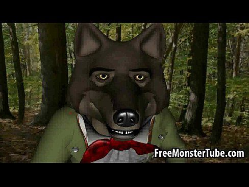 3D Red Riding Hood gets fucked by the Big Bad Wolfd 720-high 1 - 3 min 3