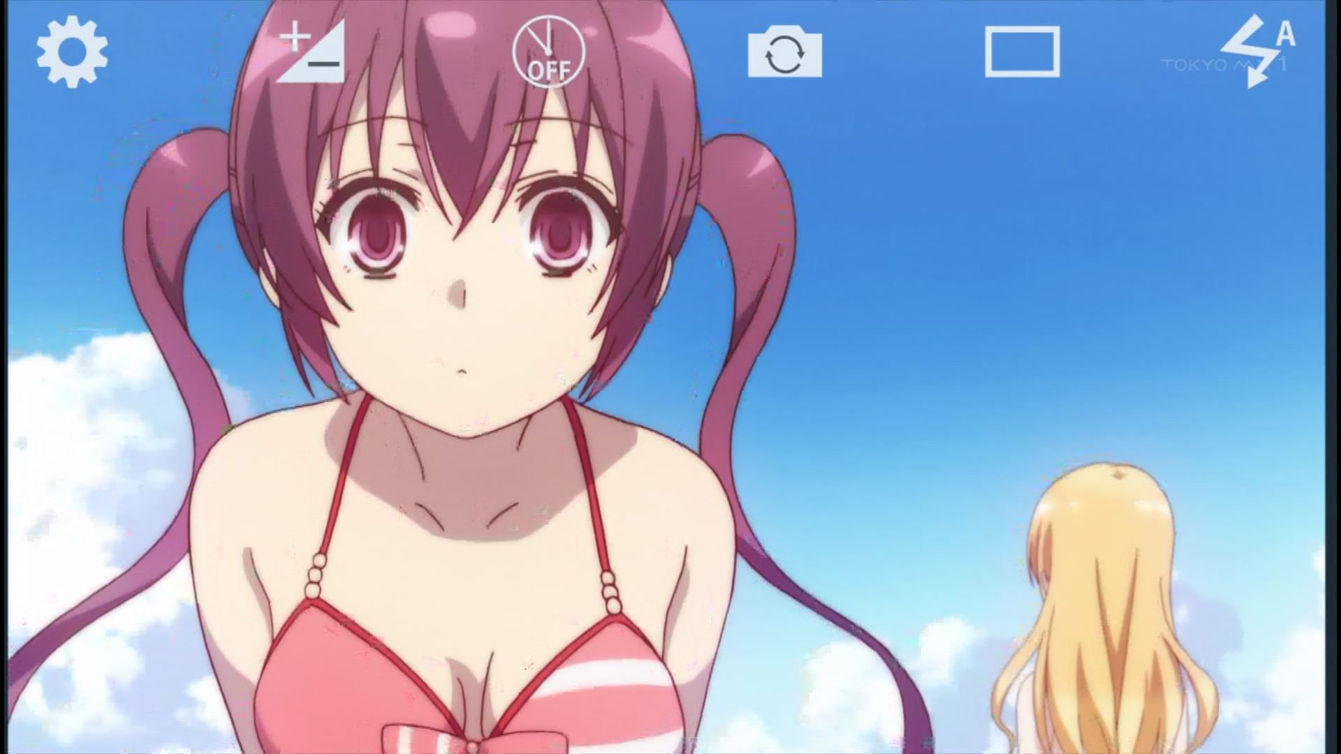 Anime "Ramen Love Koizumi" in the scene of the swimsuit and erotic breasts of girls in 8 episodes! 11