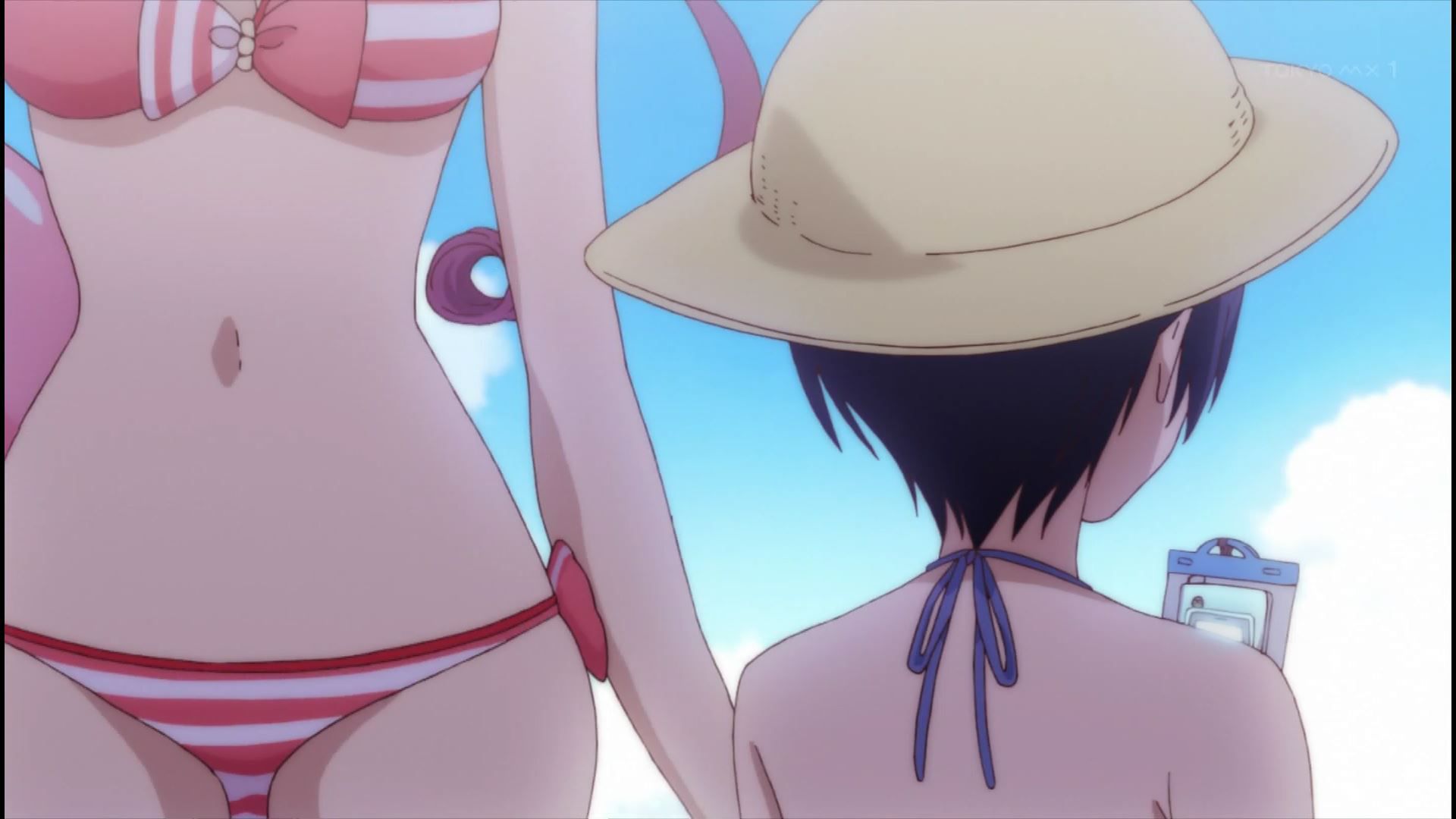 Anime "Ramen Love Koizumi" in the scene of the swimsuit and erotic breasts of girls in 8 episodes! 12