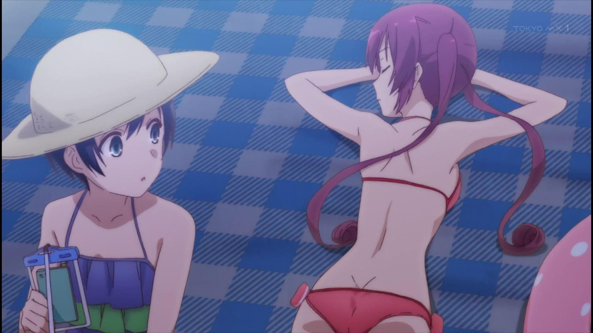 Anime "Ramen Love Koizumi" in the scene of the swimsuit and erotic breasts of girls in 8 episodes! 13