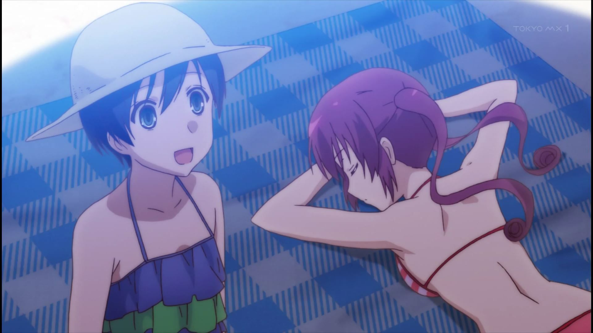 Anime "Ramen Love Koizumi" in the scene of the swimsuit and erotic breasts of girls in 8 episodes! 16