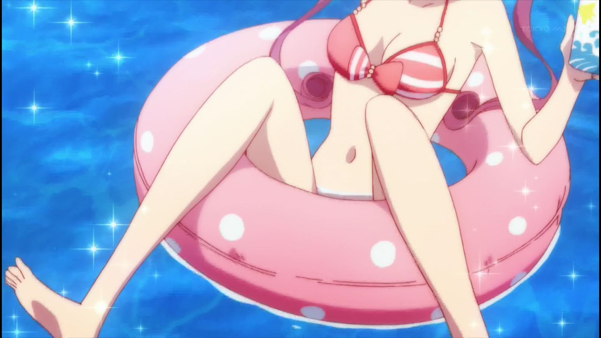 Anime "Ramen Love Koizumi" in the scene of the swimsuit and erotic breasts of girls in 8 episodes! 6