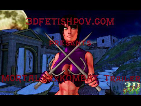 3D Fetish - Mortal Kombat fight "Mileena" - 2 min 4