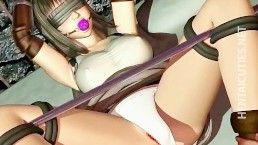 Hottie 3D hentai slave gets nailed hard 4