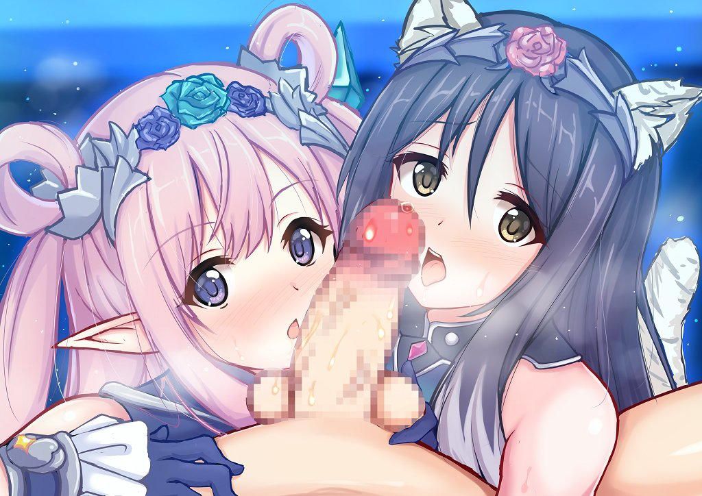 【Princess Connect! 】 Imagine Mimi masturbating and immediately pulling out secondary erotic images 8