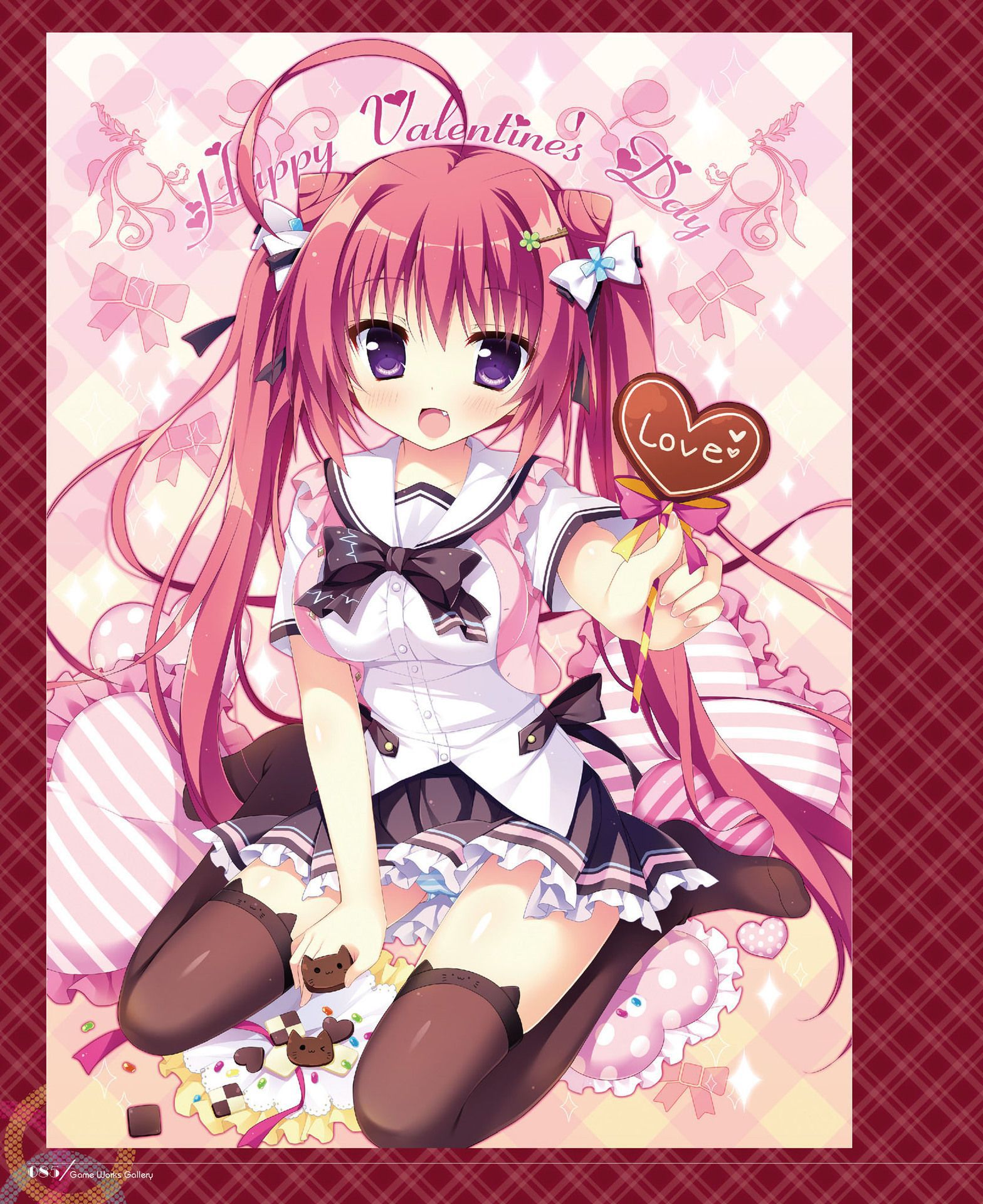 [Secondary ZIP] rainbow image of cute striped bread girl 8
