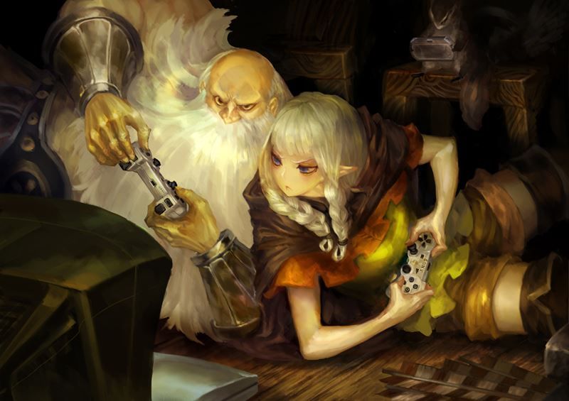 Dragons crown or Odin sphere or vanilla ware game Pierrot cute 2