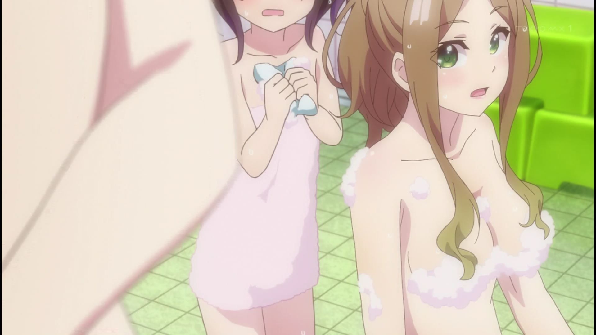 The Dragon of Anime Bathhouse bathing scene of girls and women schoolchildren erotic in six episodes! 13