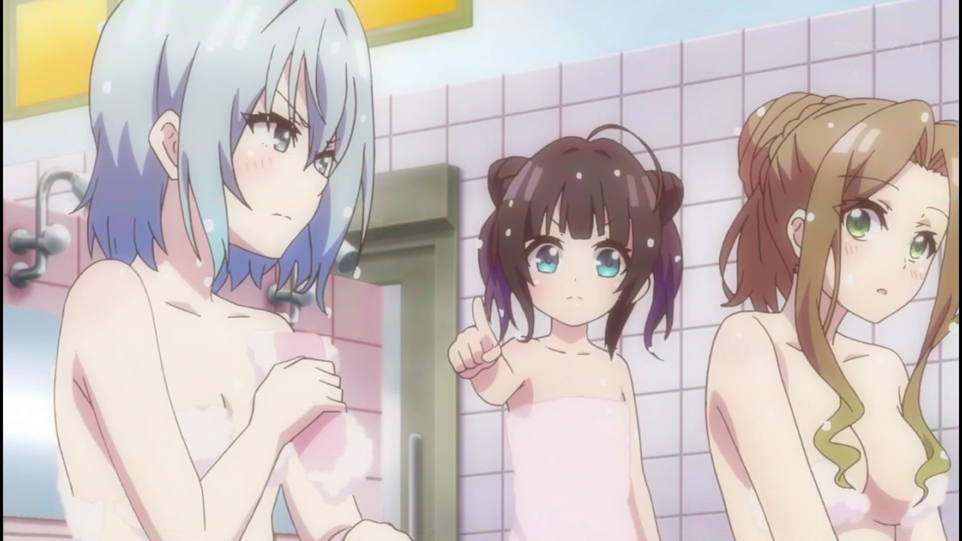 The Dragon of Anime Bathhouse bathing scene of girls and women schoolchildren erotic in six episodes! 8