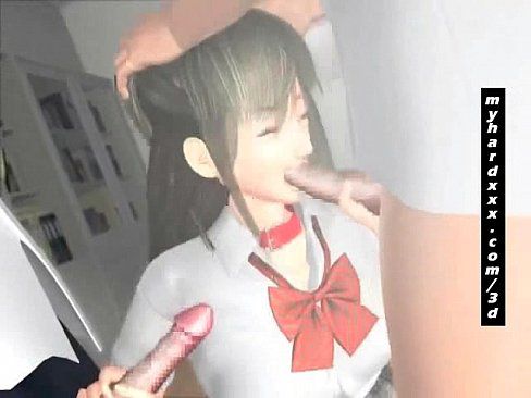 Hot 3D Hentai Schoolgirl Gives Titjob - 10 min 22