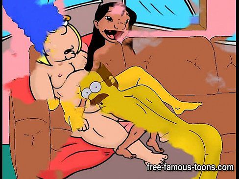 Griffins and Simpsons hentai porn parody - 5 min 18