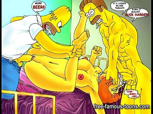 Griffins and Simpsons hentai porn parody - 5 min 6