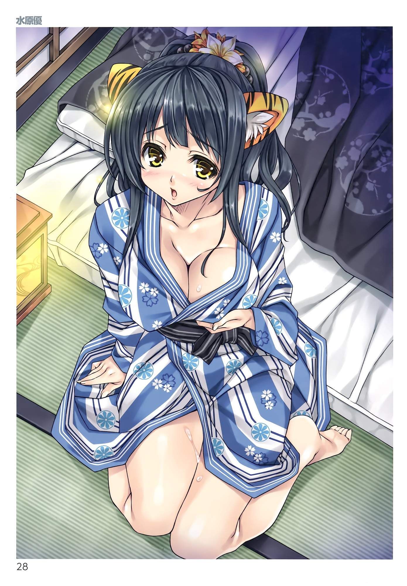 On a cold day, she and Shippori of yukata in a hot Spring Inn... 3