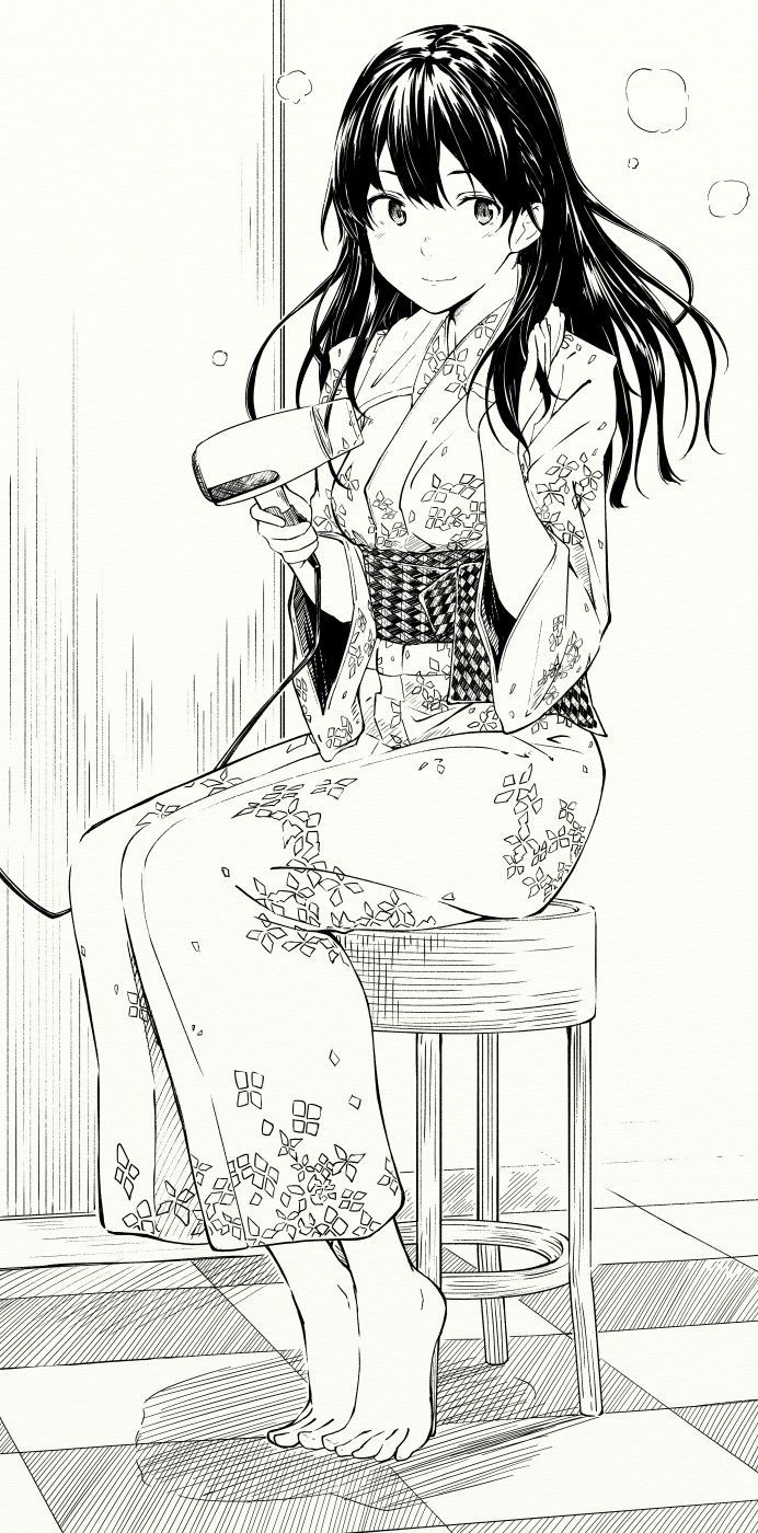 On a cold day, she and Shippori of yukata in a hot Spring Inn... 42