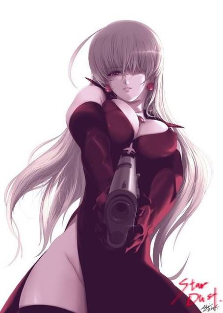 [55 sheets] Two-dimensional fetish image collection of girls and guns. 18 [Gun rifle] 20