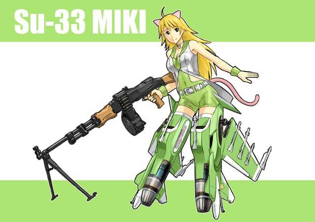 [55 sheets] Two-dimensional fetish image collection of girls and guns. 18 [Gun rifle] 36