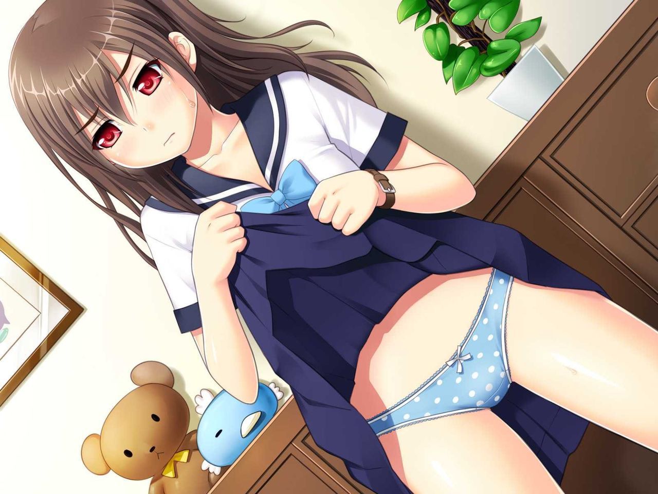 [Secondary, erotic image] You can also see the naughty image of a uniform girl if two-dimensional! part203 27