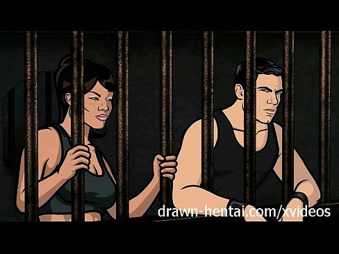 Archer Hentai - Jail sex with Lana - 7 min 6