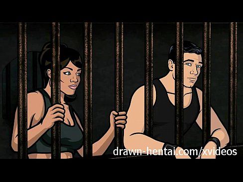 Archer Hentai - Jail sex with Lana - 7 min 7