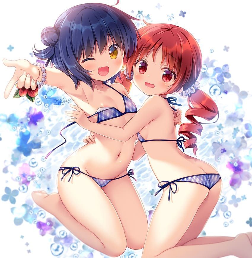 【Secondary】Moe and erotic images of cute girls in swimsuits 1