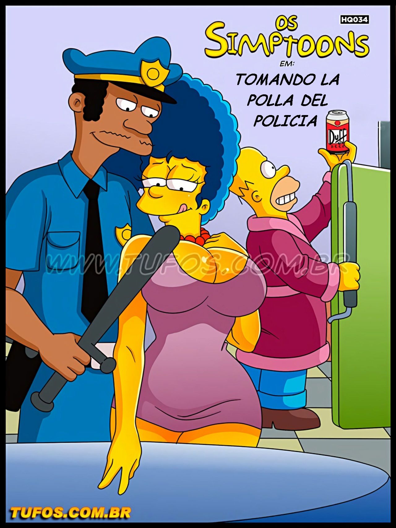 Simpsons xxx - Tomando la polla del policia (Español) Simpsons xxx - Tomando la polla del policia (Español) 1
