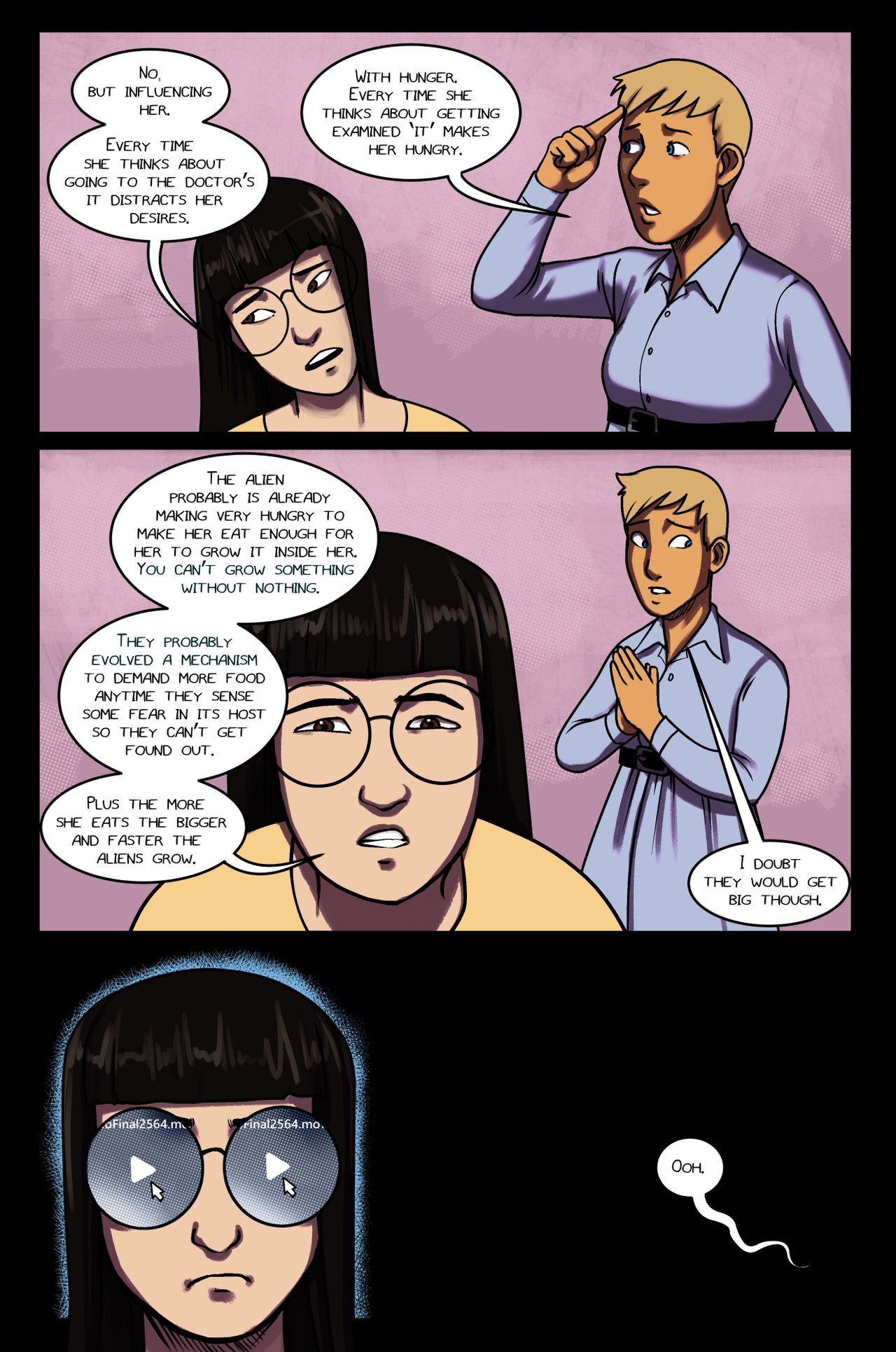 [Olympic-Dames] Alien Pregnancy Expansion Comic Updated (Ongoing) 48