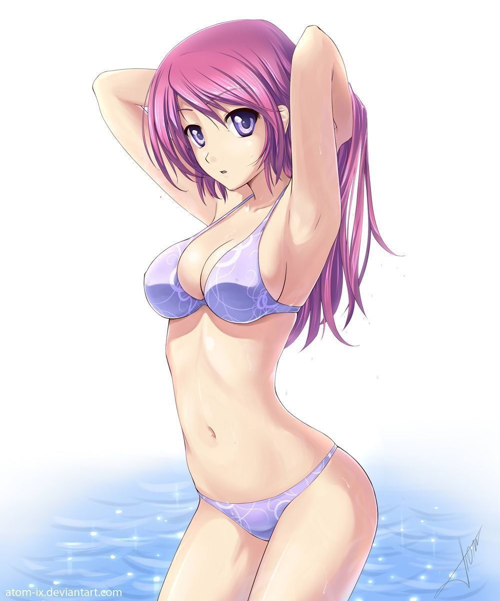 Swimsuit moe Illustration 15