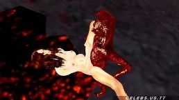3D Model Fucked By A Demon In Hell 10