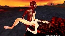 3D Model Fucked By A Demon In Hell 11