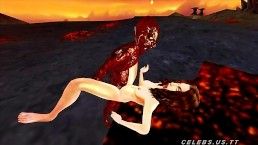 3D Model Fucked By A Demon In Hell 12