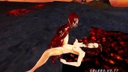 3D Model Fucked By A Demon In Hell 13