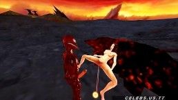 3D Model Fucked By A Demon In Hell 16