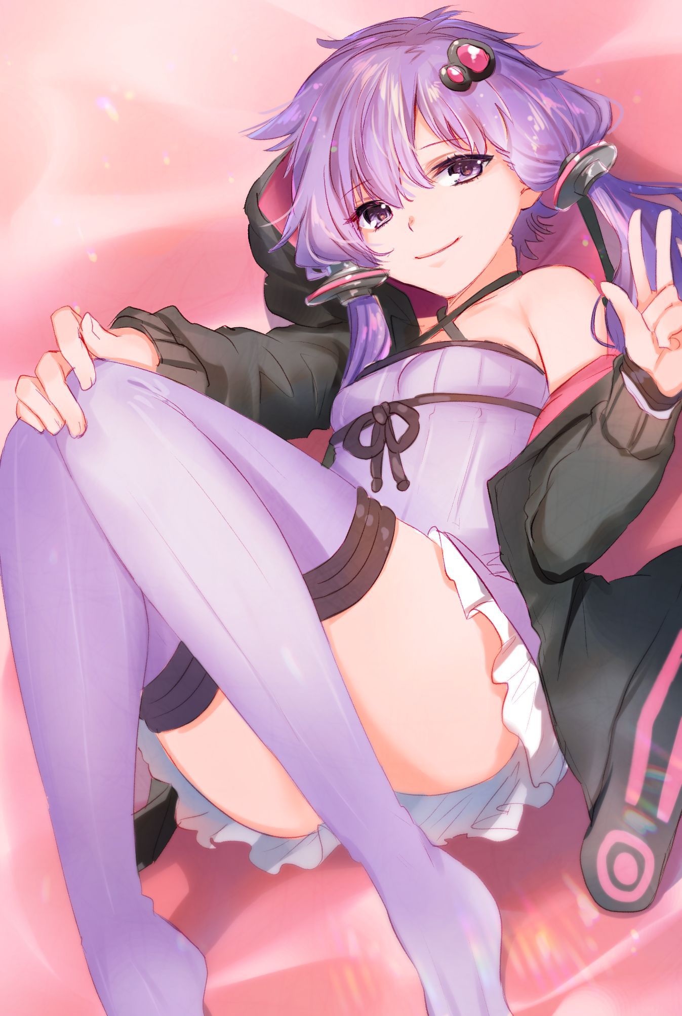 [Secondary ZIP] thighhighs pretty rainbow image of the thigh licking want to turn 40