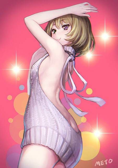 [72 pieces] Girl erotic image collection of two-dimensional sweater figure. 12 [Vertical Lipur] 14