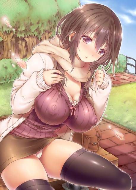 [72 pieces] Girl erotic image collection of two-dimensional sweater figure. 12 [Vertical Lipur] 61