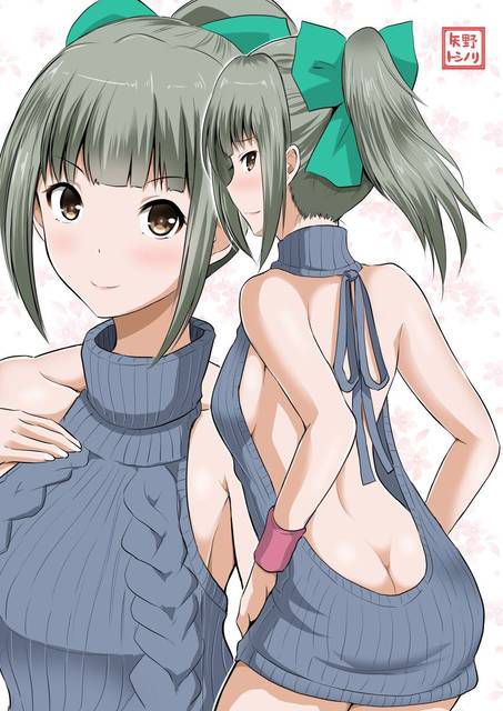 [72 pieces] Girl erotic image collection of two-dimensional sweater figure. 12 [Vertical Lipur] 7