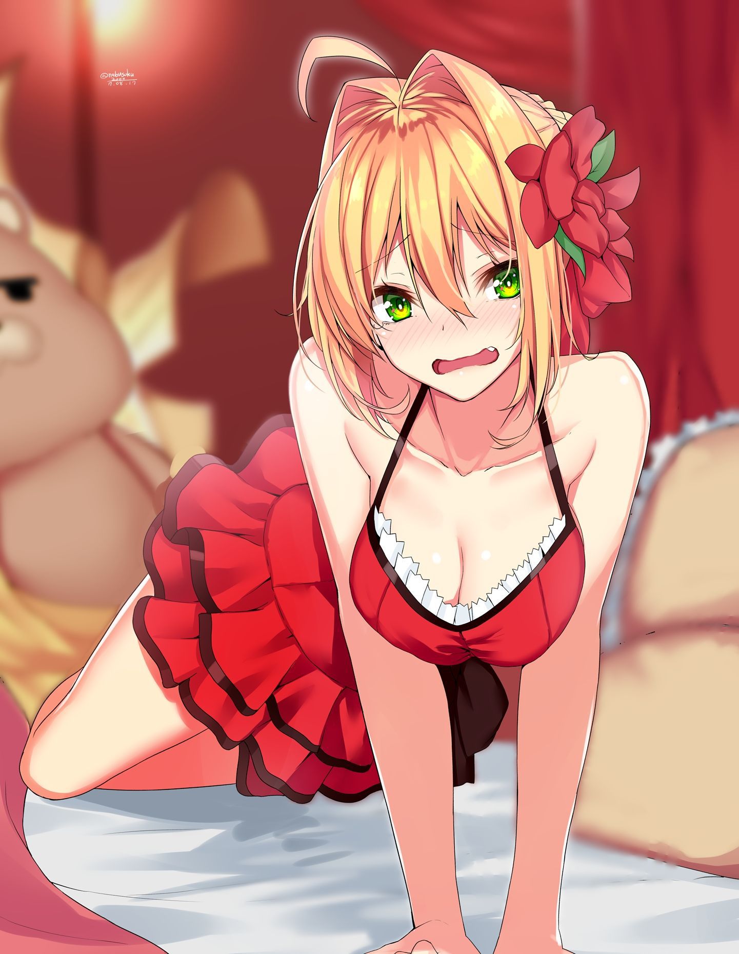 [Secondary ZIP] is about to start anime 100 pieces of cute image summary of Nero Claudius so soon 13