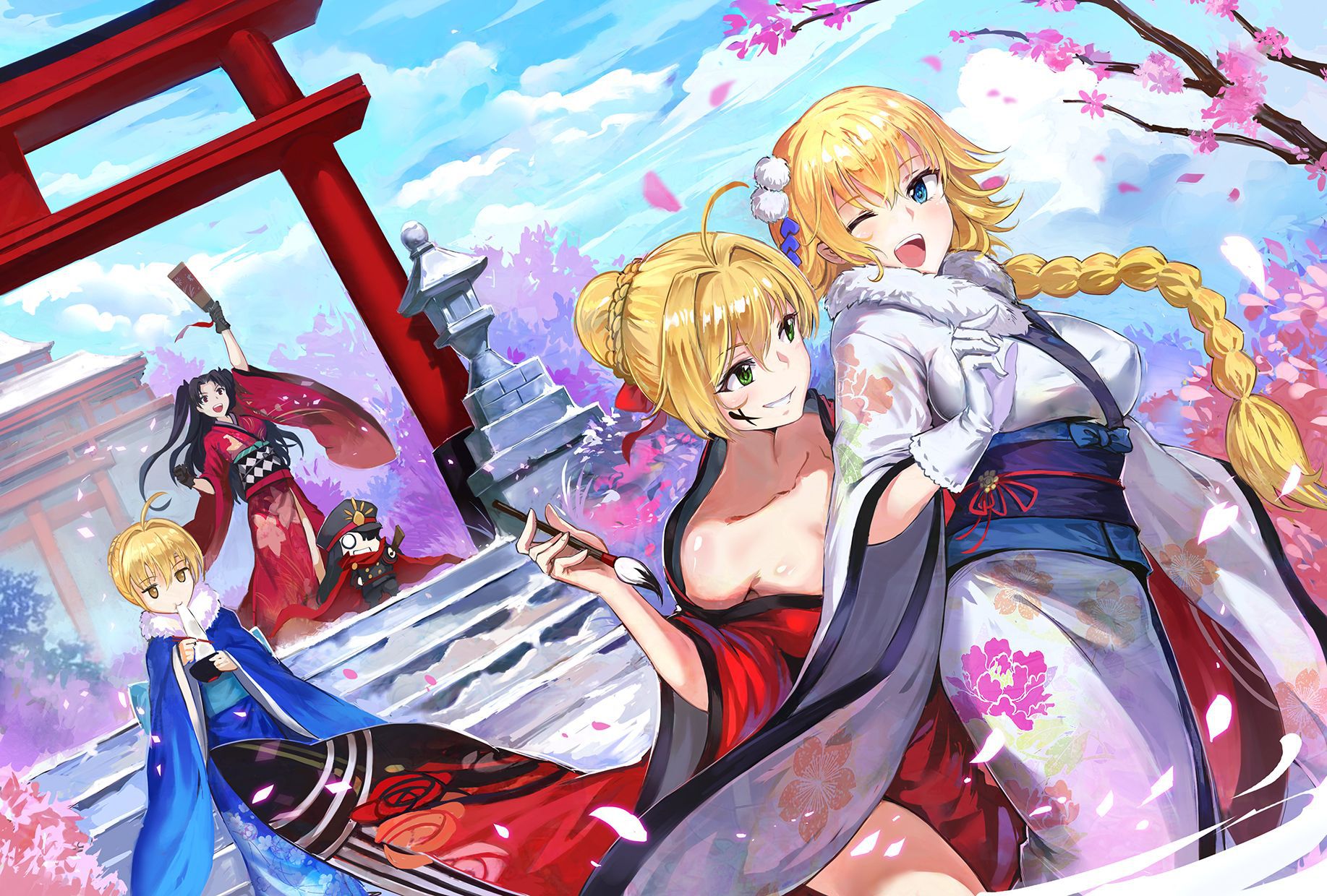 [Secondary ZIP] is about to start anime 100 pieces of cute image summary of Nero Claudius so soon 14