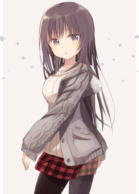 [54 pieces] Girl Erotic image collection of two-dimensional sweater figure. 11 [Vertical Lipur] 16
