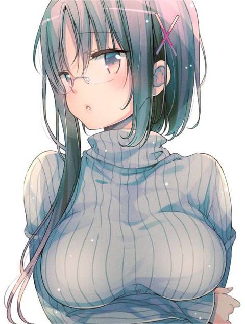 [54 pieces] Girl Erotic image collection of two-dimensional sweater figure. 11 [Vertical Lipur] 28