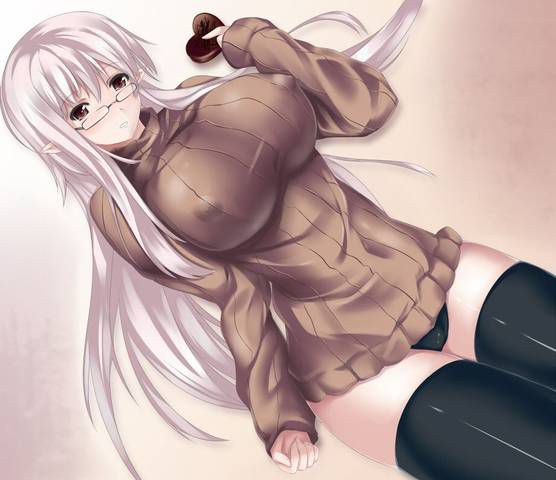 [54 pieces] Girl Erotic image collection of two-dimensional sweater figure. 11 [Vertical Lipur] 38