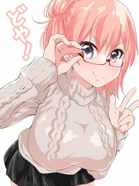 [54 pieces] Girl Erotic image collection of two-dimensional sweater figure. 11 [Vertical Lipur] 42